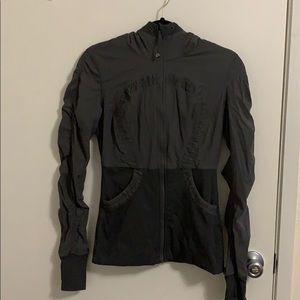 Grey Lululemon zip up jacket